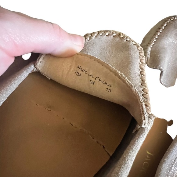 Jack Rogers Tan Suede Loafers size 11 - Picture 10 of 10